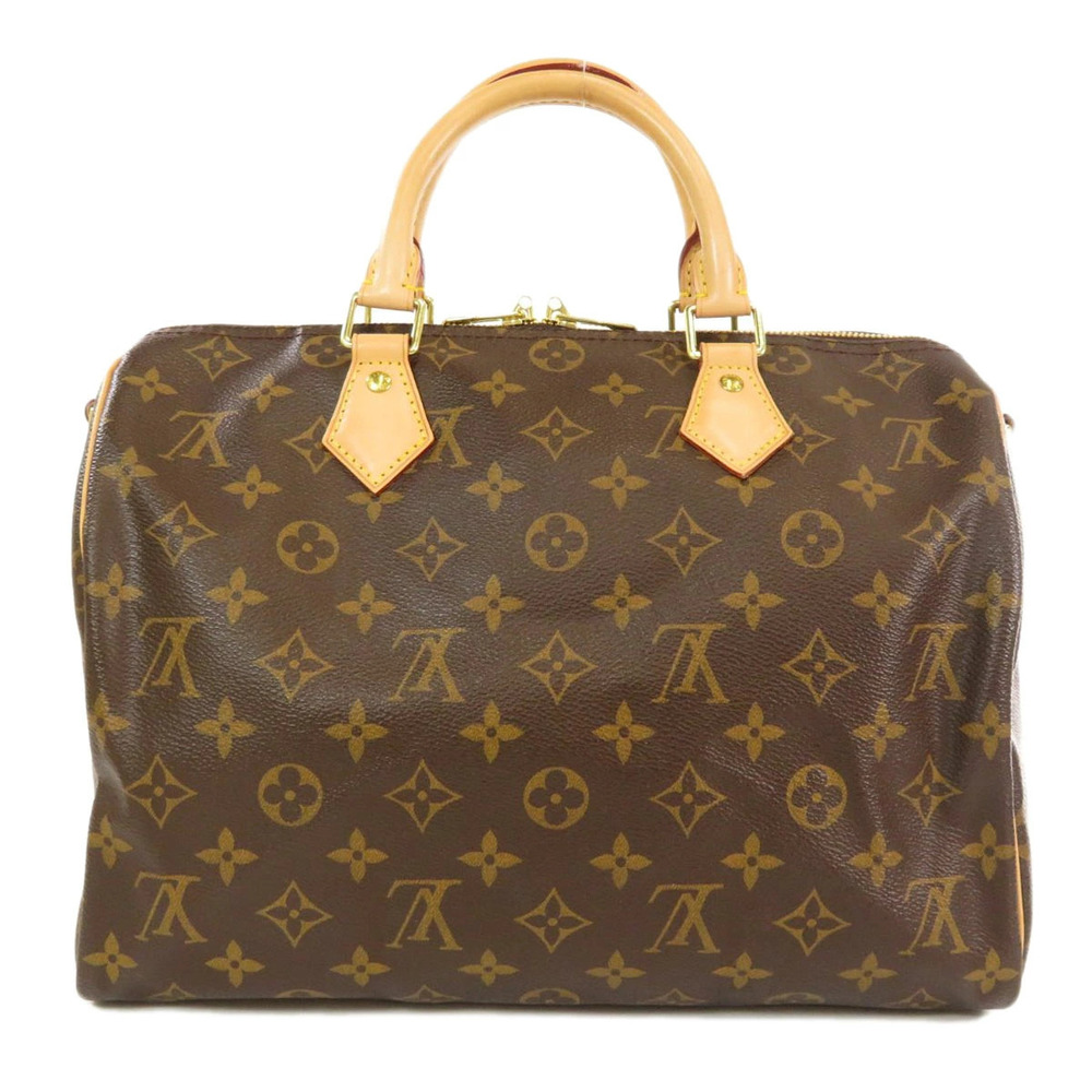 Louis Vuitton Bag Speedy Bandoulire Canvas Boston Monogram Brown